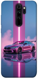 Чехол Pink neon car для Xiaomi Redmi Note 8 Pro