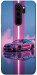 Чехол Pink neon car для Xiaomi Redmi Note 8 Pro