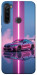 Чохол Pink neon car для Xiaomi Redmi Note 8T