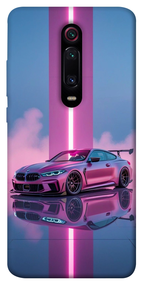 Чехол Pink neon car для Xiaomi Mi 9T