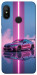 Чехол Pink neon car для Xiaomi Redmi 6 Pro