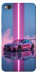 Чехол Pink neon car для Xiaomi Redmi 4A