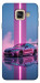 Чехол Pink neon car для Galaxy A5 (2017)