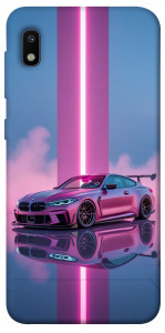Чехол Pink neon car для Galaxy A10 (A105F)