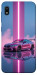 Чехол Pink neon car для Galaxy A10 (A105F)