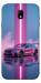 Чохол Pink neon car для Galaxy J7 (2017)