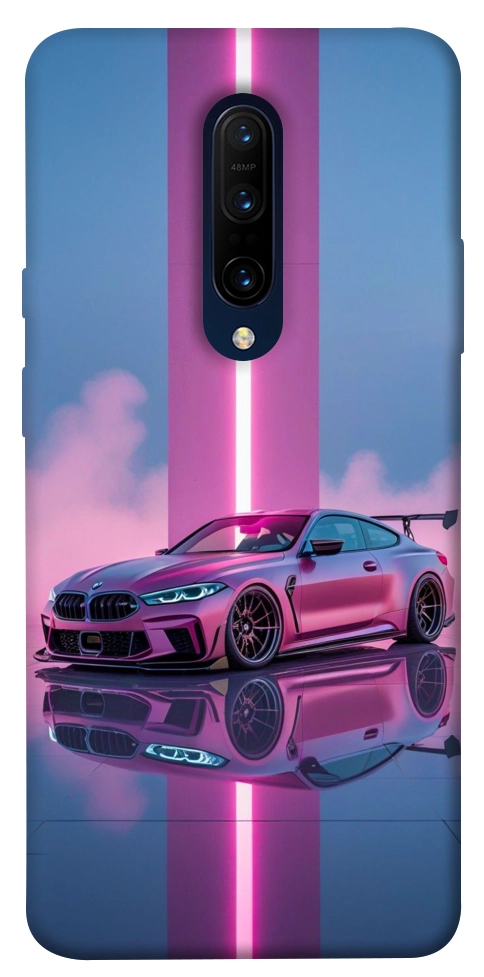 Чехол Pink neon car для OnePlus 7 Pro