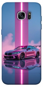 Чохол Pink neon car для Galaxy S7 Edge