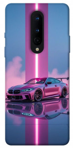 Чохол Pink neon car для OnePlus 8