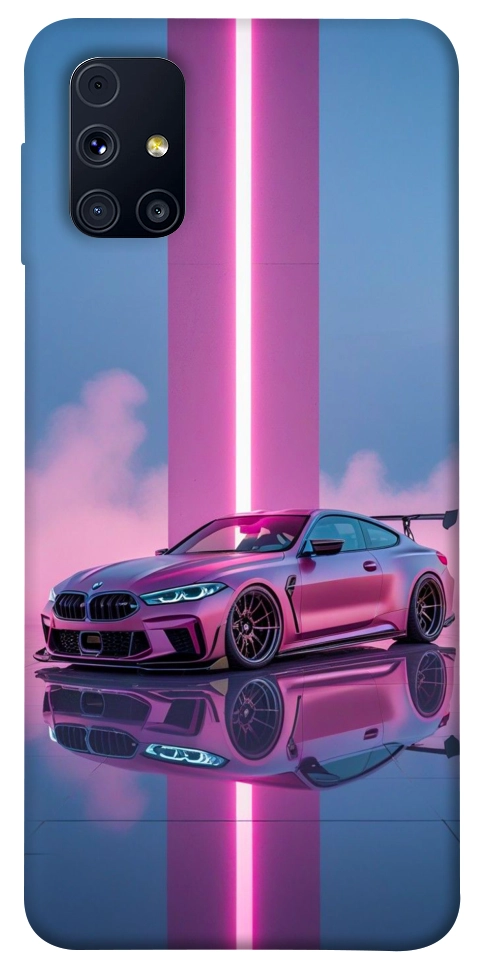 Чохол Pink neon car для Galaxy M31s