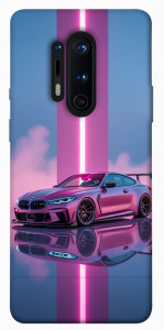 Чехол Pink neon car для OnePlus 8 Pro