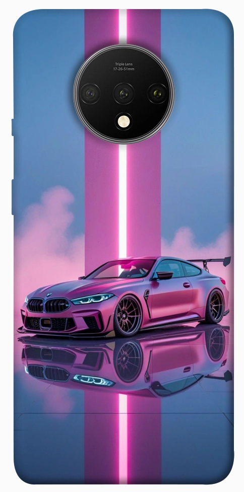 Чехол Pink neon car для OnePlus 7T