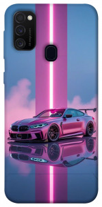 Чехол Pink neon car для Samsung Galaxy M30s