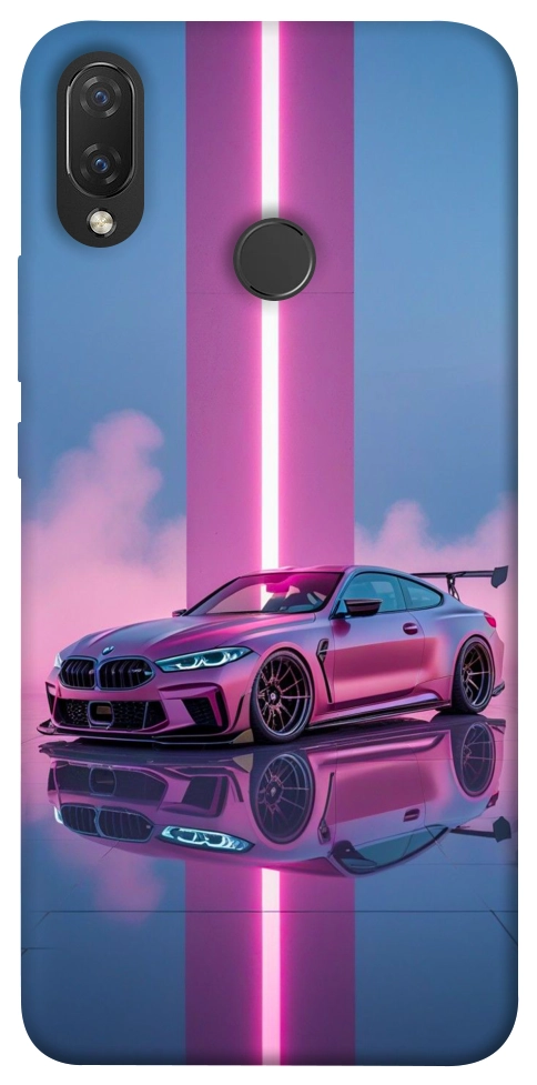 Чехол Pink neon car для Huawei Nova 3i