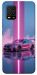Чехол Pink neon car для Xiaomi Mi 10 Lite
