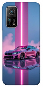 Чохол Pink neon car для Xiaomi Mi 10T