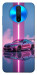 Чехол Pink neon car для Xiaomi Redmi K30