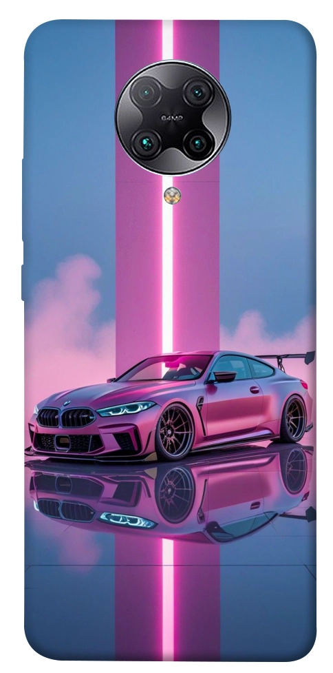 Чехол Pink neon car для Xiaomi Redmi K30 Pro