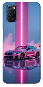 Чехол Pink neon car для Oppo A92