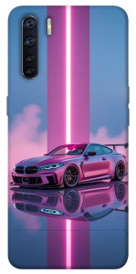Чехол Pink neon car для Oppo A91