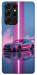 Чехол Pink neon car для Galaxy S21 Ultra