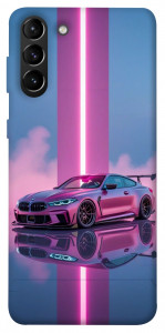 Чехол Pink neon car для Galaxy S21+