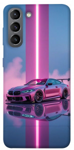 Чехол Pink neon car для Galaxy S21