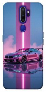 Чохол Pink neon car для Oppo A9 (2020)
