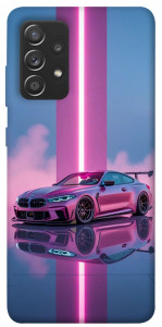 Чехол Pink neon car для Samsung Galaxy A72 4G