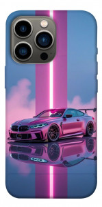 Чехол Pink neon car для iPhone 13 Pro