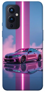 Чохол Pink neon car для OnePlus 9