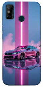 Чохол Pink neon car для TECNO Spark 6 Go