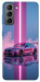 Чехол Pink neon car для Galaxy S21 FE