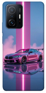 Чохол Pink neon car для Xiaomi 11T