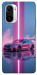 Чохол Pink neon car для Xiaomi Poco F3