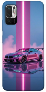 Чехол Pink neon car для Xiaomi Poco M3 Pro 5G