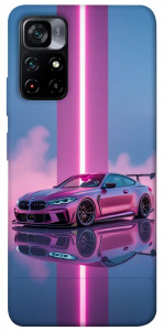 Чехол Pink neon car для Xiaomi Poco M4 Pro 5G