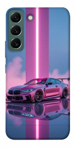 Чехол Pink neon car для Galaxy S22