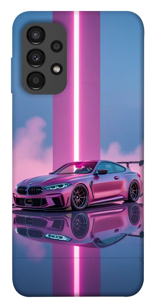Чохол Pink neon car для Galaxy A13 4G