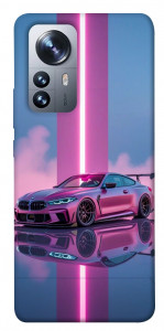 Чохол Pink neon car для Xiaomi 12