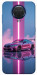 Чехол Pink neon car для Nokia G10