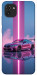 Чехол Pink neon car для Galaxy A03