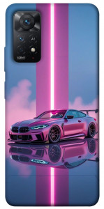 Чехол Pink neon car для Xiaomi Redmi Note 11 Pro 5G