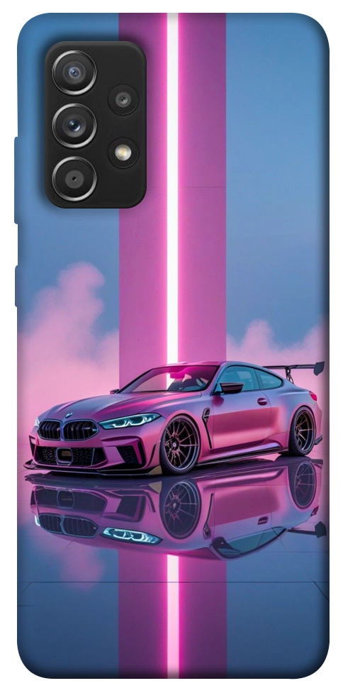 Чехол Pink neon car для Galaxy A52s