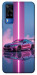 Чехол Pink neon car для Vivo Y51a