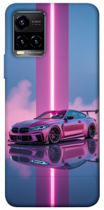 Чехол Pink neon car для Vivo Y33s