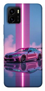 Чехол Pink neon car для Vivo Y15s