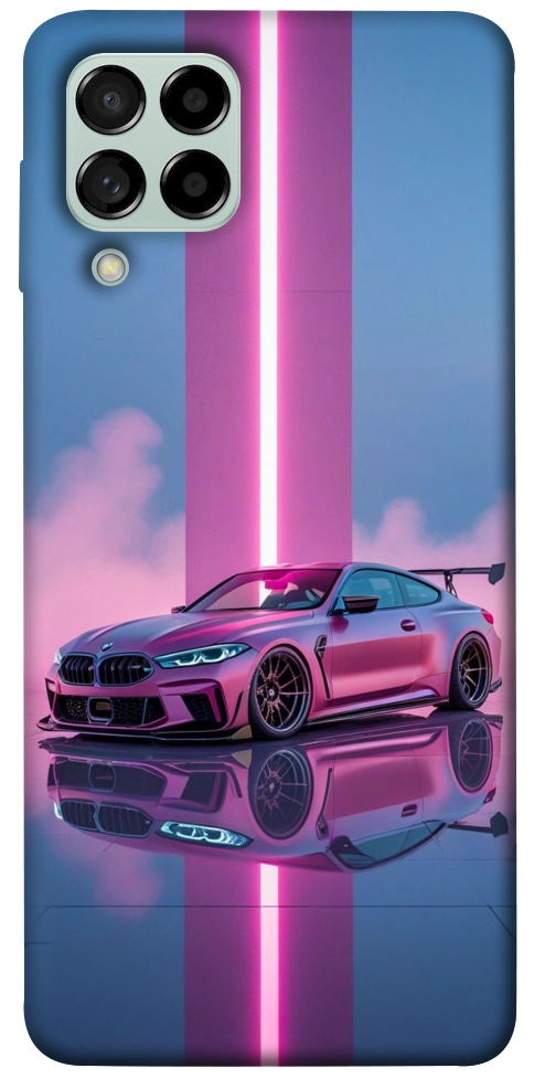 Чохол Pink neon car для Galaxy M53