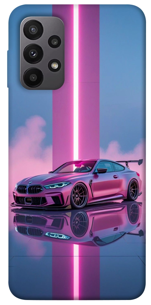 Чехол Pink neon car для Galaxy A23