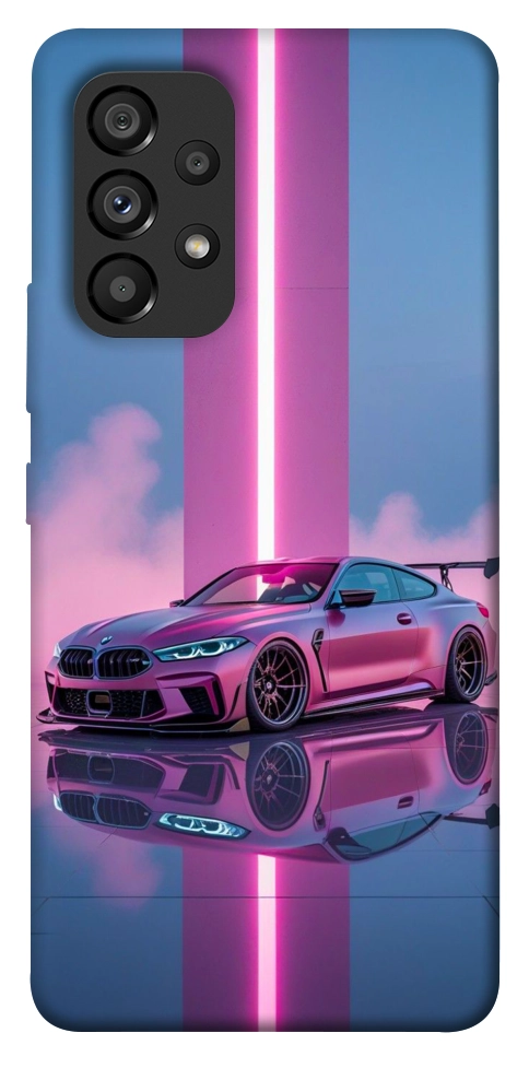 Чохол Pink neon car для Galaxy A53